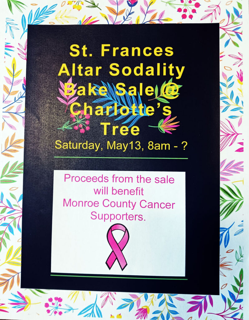 St. Frances Altar Sodality Bake Sale | MCCS